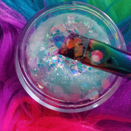 Inked Doll Cosmetics - MINT CRYSTALS  Chunky GlamDoll Glitter