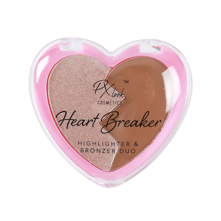 Prolux Cosmetics - PxLook HeartBreaker Highlighter and Bronzer Duo