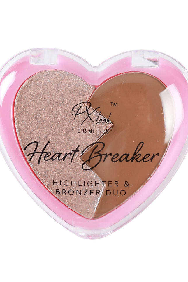 Prolux Cosmetics - PxLook HeartBreaker Highlighter and Bronzer Duo