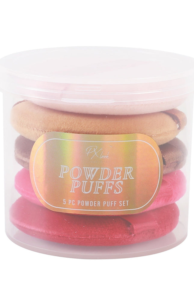 Prolux Cosmetics - Powder Puffs - 5pc Set