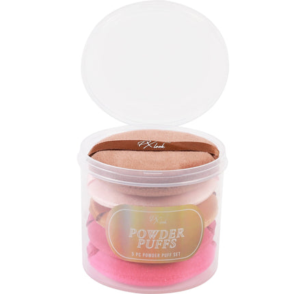 Prolux Cosmetics - Powder Puffs - 5pc Set
