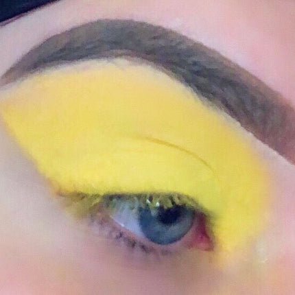 Inked Doll Cosmetics - NXT LVL LEMON! (Bright Yellow) PRESSED EYESHADOW SINGLE