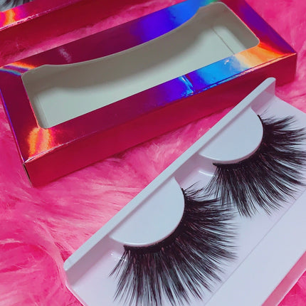 Inked Doll Cosmetics - #$NOBBY 3D DreamDoll Lashes *PINK HOLOGRAPHIC* Case