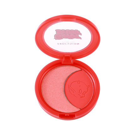 Profusion Cosmetics - Turn Up The Heat Soft Matte & Shimmer Blush Duo