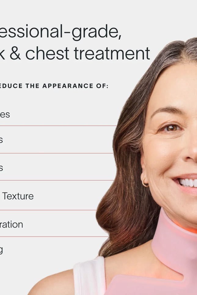 Solawave - Neck & Chest LED Mask w/ LightBoost Cream Kit