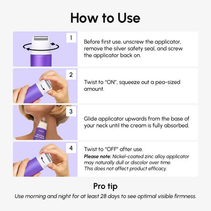 Maree - Pro-Retinol Neck Lifting Cream Massager