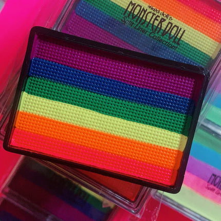 Inked Doll Cosmetics - *UV* NEON AF Pride Striped Wet Liner