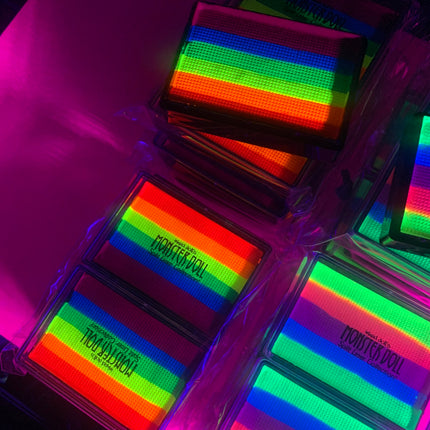 Inked Doll Cosmetics - *UV* NEON AF Pride Striped Wet Liner