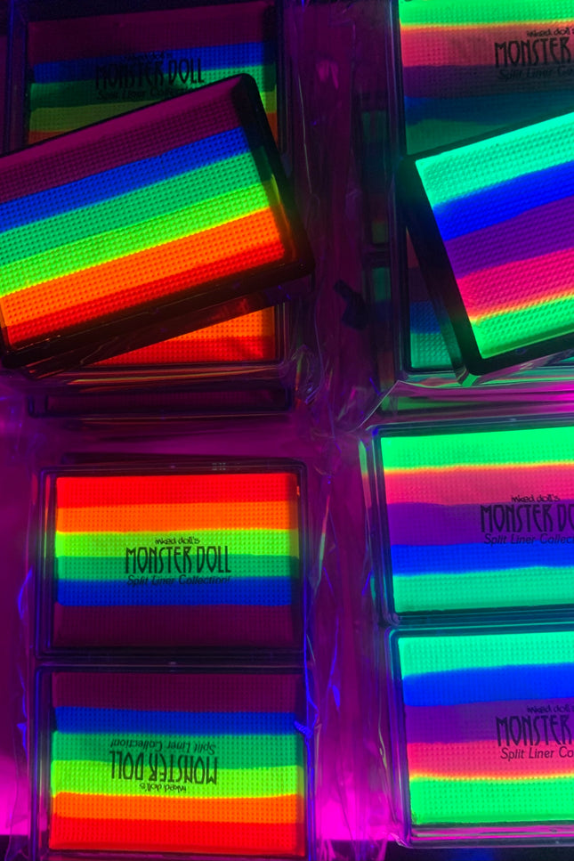 Inked Doll Cosmetics - *UV* NEON AF Pride Striped Wet Liner