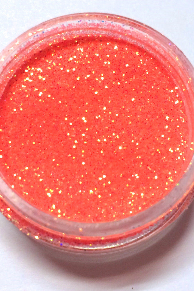 Inked Doll Cosmetics - NEON SHERBERT *UV* Iridescent (Orange) Glamdoll Glitter