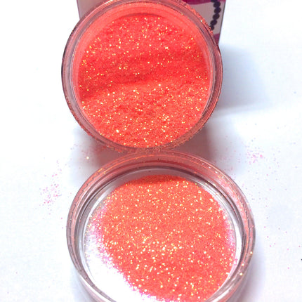 Inked Doll Cosmetics - NEON SHERBERT *UV* Iridescent (Orange) Glamdoll Glitter