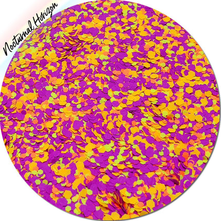 Inked Doll Cosmetics - "NOCTURNAL HORIZON" *UV/BlackLight* Festival FunFetti