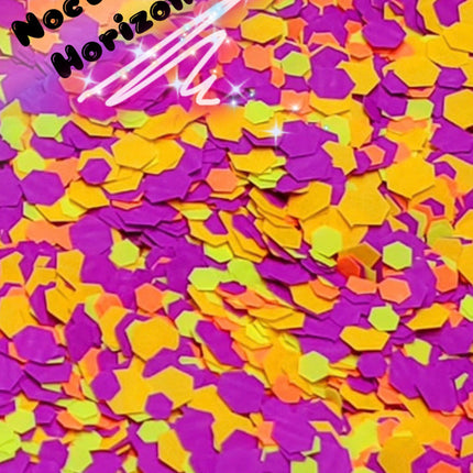Inked Doll Cosmetics - "NOCTURNAL HORIZON" *UV/BlackLight* Festival FunFetti