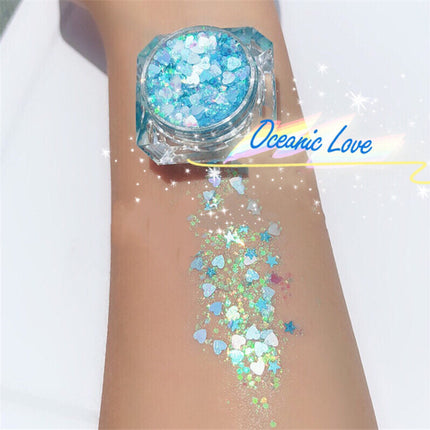 Inked Doll Cosmetics - OCEANIC LOVE MERMAID JELLY (FACE/BODY/HAIR) GLITTER GEL