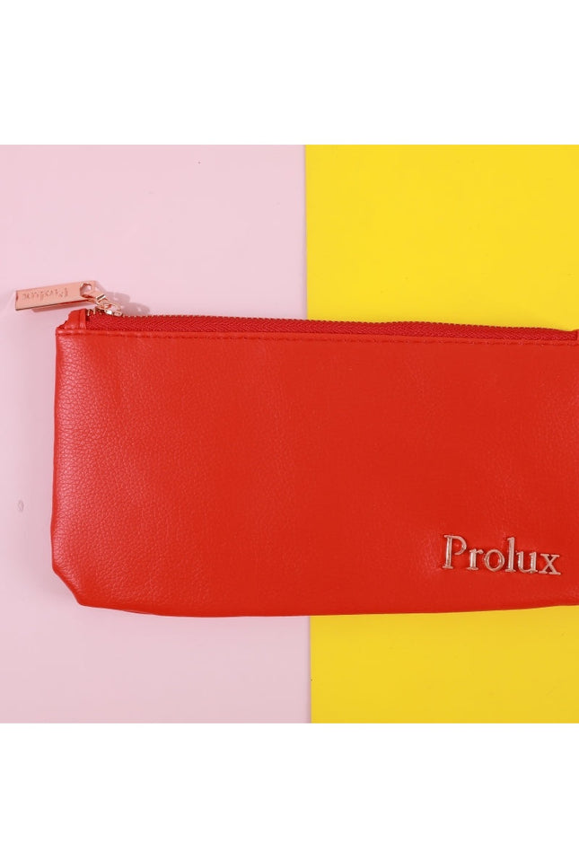 Prolux Cosmetics - Deluxe Red Makeup Brush Set