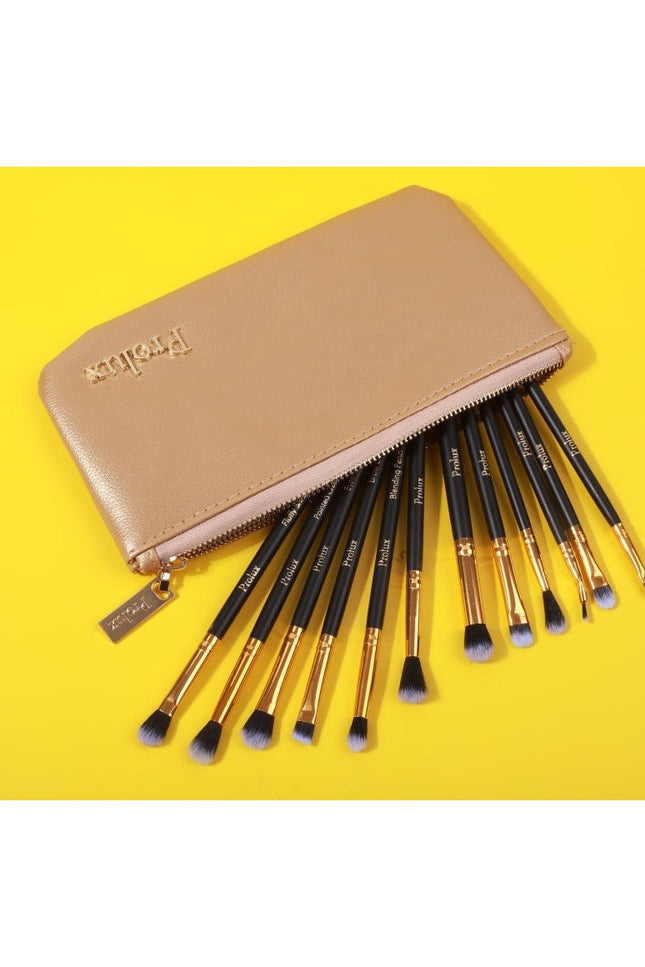 Prolux Cosmetics - Deluxe Gold Brush Set