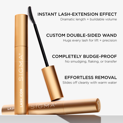 Sigma Beauty - Lash Icon Lengthening & Volumizing Tubing Mascara