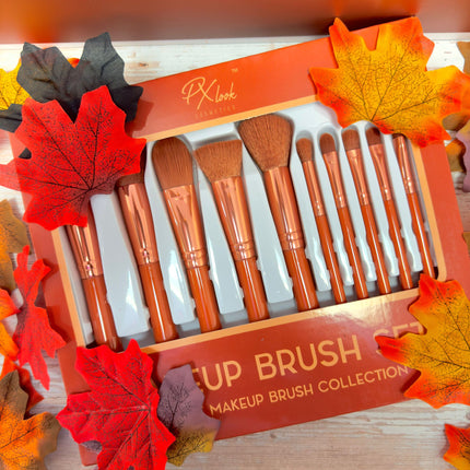 Prolux Cosmetics - Makeup Brush Set - 10 Piece Makeup Brush Collection