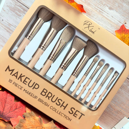 Prolux Cosmetics - Makeup Brush Set - 10 Piece Makeup Brush Collection