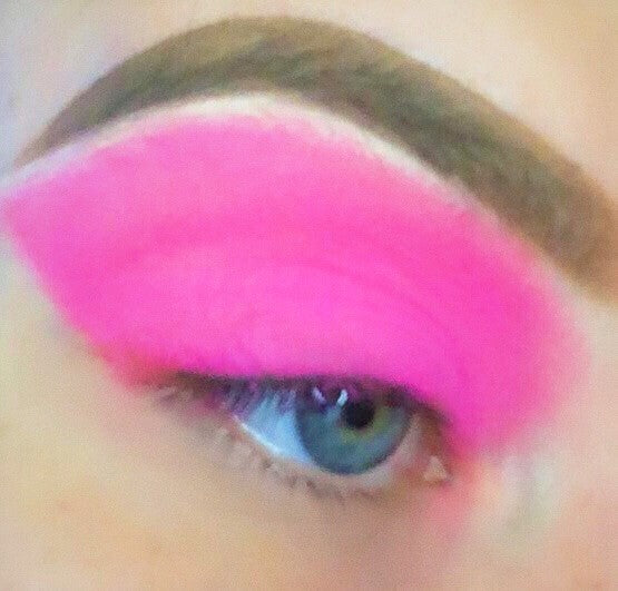 Inked Doll Cosmetics - *UV* PIERCED BARBIE (Barbie Pink) Pressed Eyeshadow Single