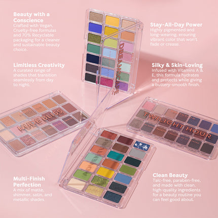 Profusion Cosmetics - Artistry 21 Shade Palette - Dreamscape