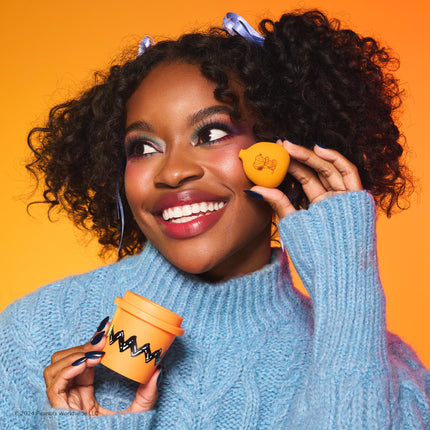Profusion Cosmetics - Peanuts Halloween | Pumpkin Blend Sponge Set w/ Holder