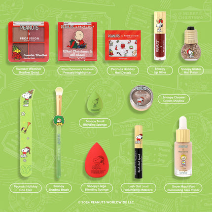 Profusion Cosmetics - Peanuts Holiday | 12 Days of Advent Calendar