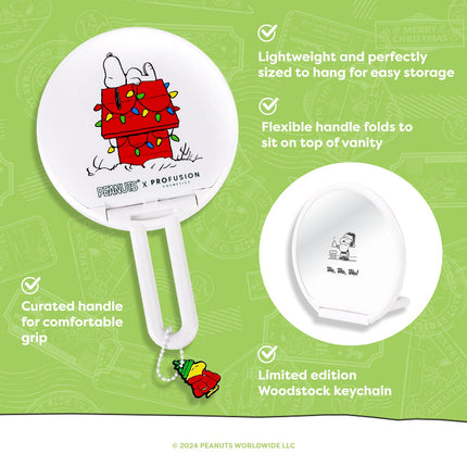 Profusion Cosmetics - Peanuts Holiday | Handheld Mirror
