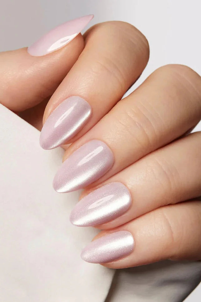 Nail Pop Studio - Aurora Cat Eye Almond Nails - Press On Nails | Long Lasting & Reusable