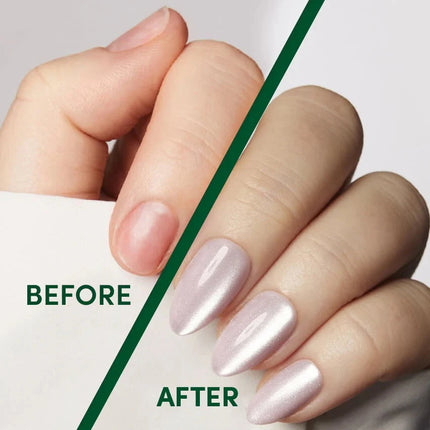Nail Pop Studio - Aurora Cat Eye Almond Nails - Press On Nails | Long Lasting & Reusable