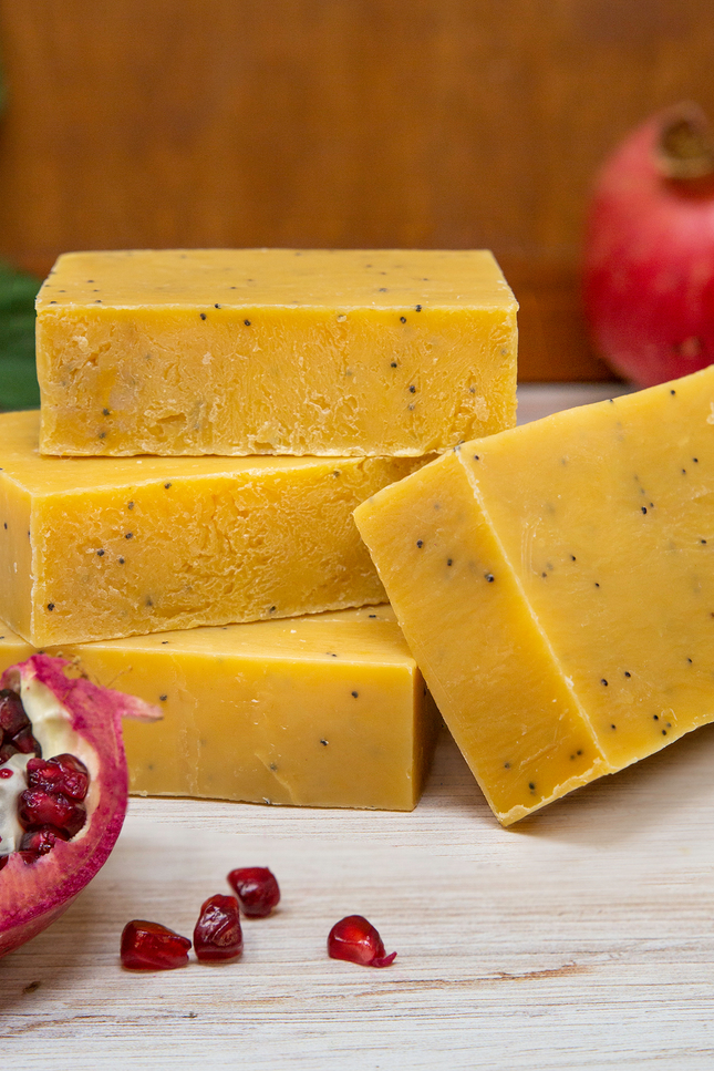 Poofy Organics - Pomegranate Pear Soap Bar