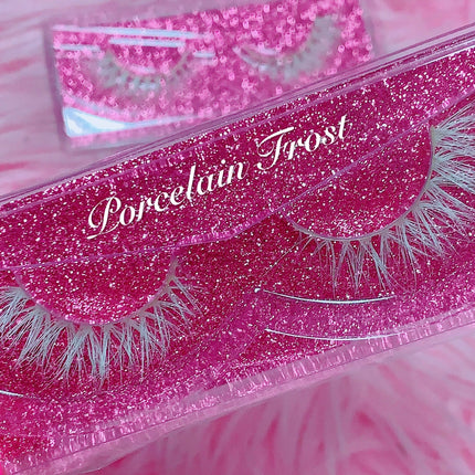 Inked Doll Cosmetics - *PORCELAIN FROST* (White) DreamDoll COLOR Lashes!