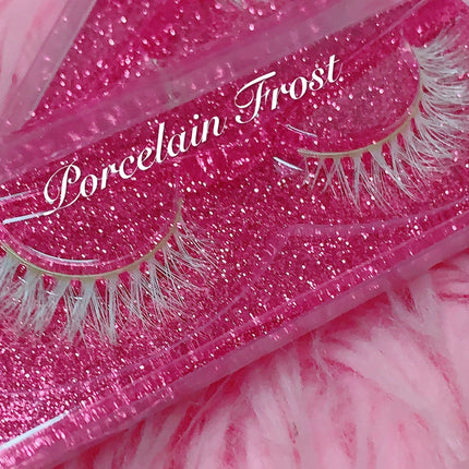 Inked Doll Cosmetics - *PORCELAIN FROST* (White) DreamDoll COLOR Lashes!