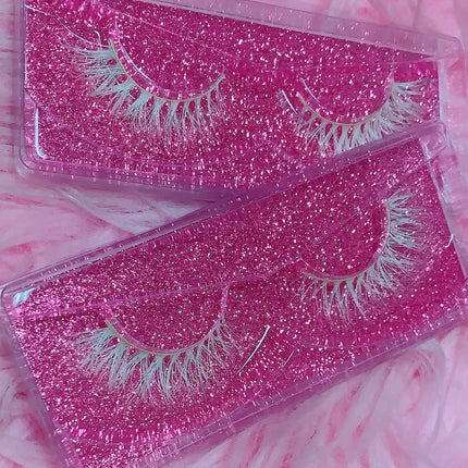 Inked Doll Cosmetics - *PORCELAIN FROST* (White) DreamDoll COLOR Lashes!