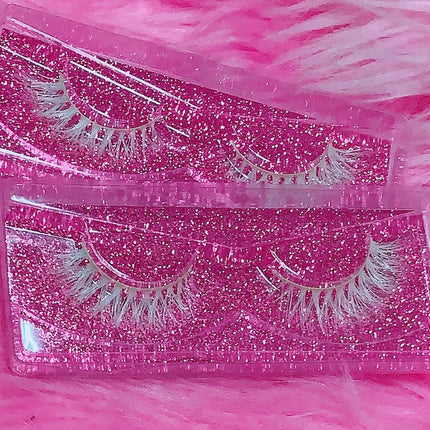 Inked Doll Cosmetics - *PORCELAIN FROST* (White) DreamDoll COLOR Lashes!