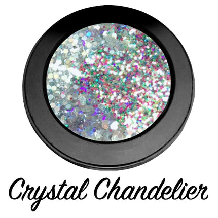 Inked Doll Cosmetics - "CRYSTAL CHANDELIER !" Duo Chrome Metallic Pressed Glitter!