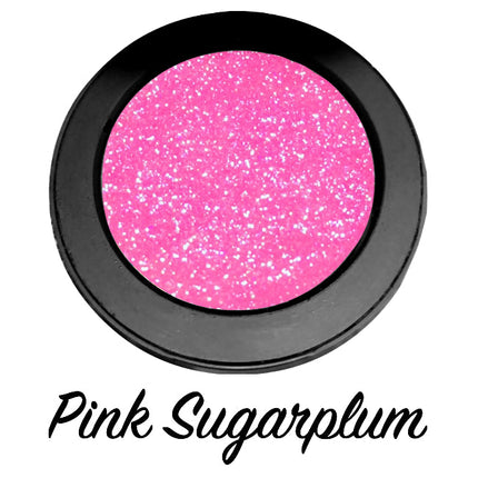 Inked Doll Cosmetics - "PINK SUGAR !" Single Pressed Glitter Palette