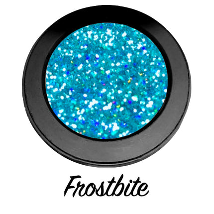 Inked Doll Cosmetics - *FROSTBITE !* Single Pressed Glitter Palette