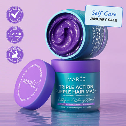 Maree - Purple Mask for Blonde Hair