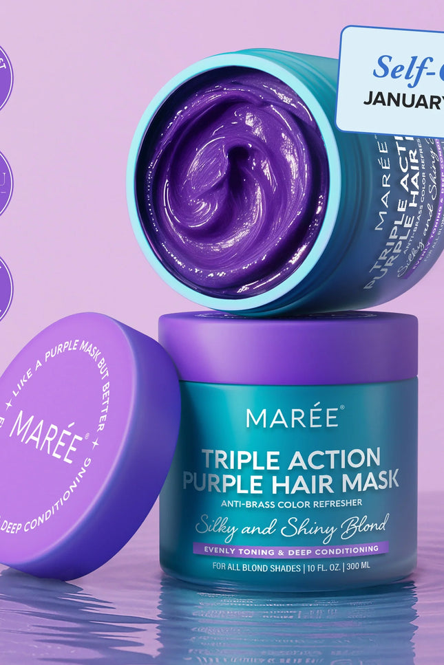 Maree - Purple Mask for Blonde Hair