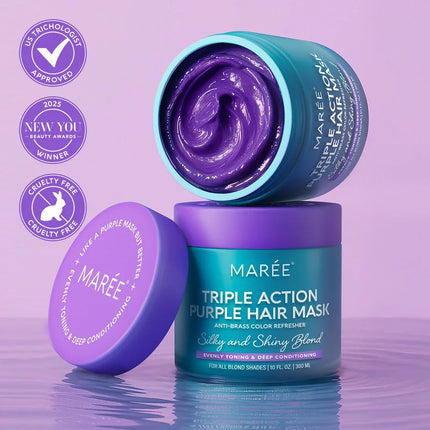 Maree - Purple Mask for Blonde Hair