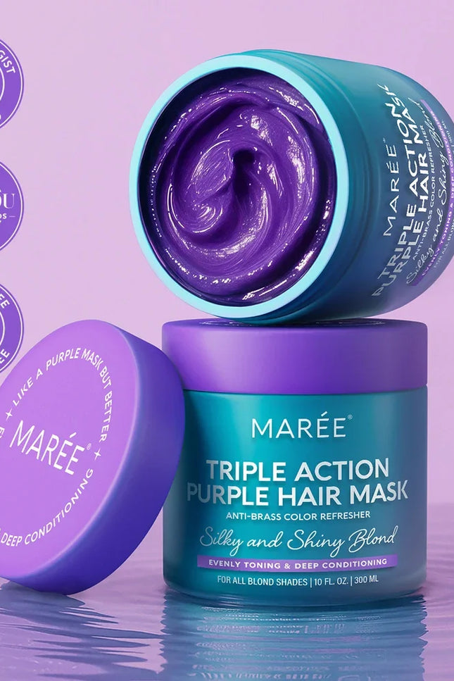 Maree - Purple Mask for Blonde Hair