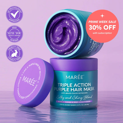 Maree - Purple Mask for Blonde Hair