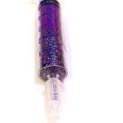 Inked Doll Cosmetics - PURPLE DAHLIA GlamDoll Glitter Syringe