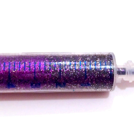 Inked Doll Cosmetics - PURPLE DAHLIA GlamDoll Glitter Syringe