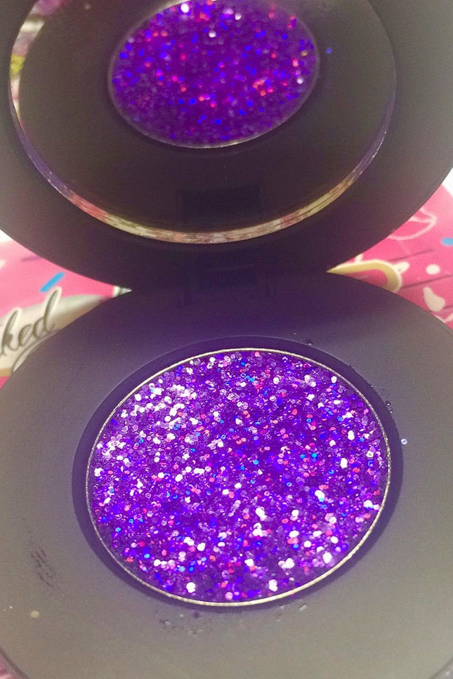 Inked Doll Cosmetics - "PURPLE REIGN!" Single Pressed Glitter Palette