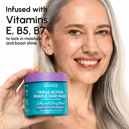 Maree - Purple Mask for Blonde Hair