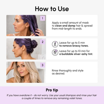 Maree - Purple Mask for Blonde Hair