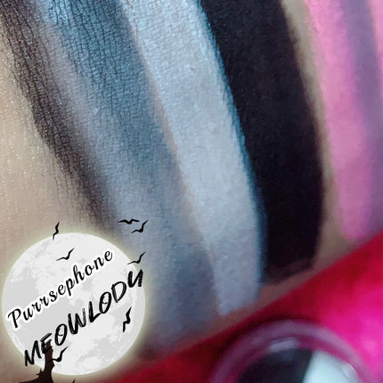Inked Doll Cosmetics - (HUGE!) Monster Doll PURRSEPHONE & MEOWLODY *UV Neon Pastel* SPLIT LINER/FACE/BODY PAINT