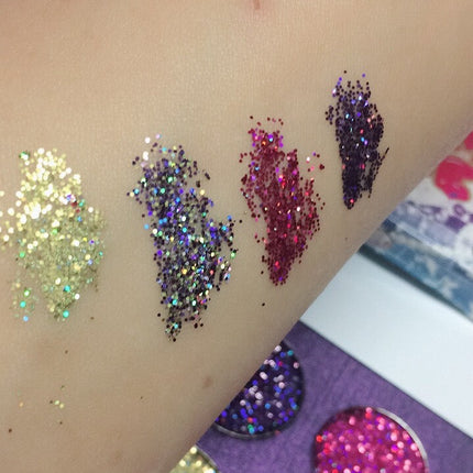 Inked Doll Cosmetics - QUEEN'S PALACE METALLIC Pressed Glitter Quad